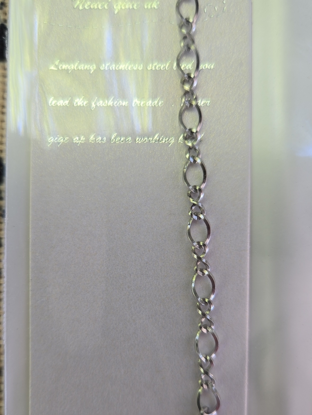 Stainless Steel Women’s Link Bracelet - Silver 8 Inch